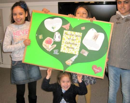 A group of children at Ss Thomas Catholic Church
