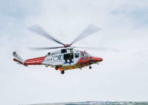 UK Coastguard search and rescue helicopter based at Lee-on-the-Solent helped with the search overnight. Picture: Maritime and Coastguard Agency.