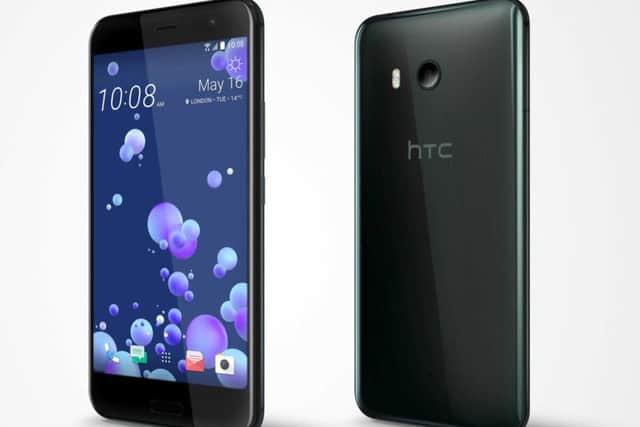 HTC's new squeezable smartphone