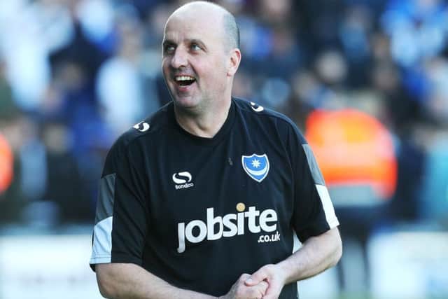 Pompey boss Paul Cook. Picture: Joe Pepler