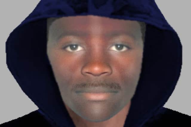 The e-fit of the second suspect described below. Picture: Hampshire Constabulary