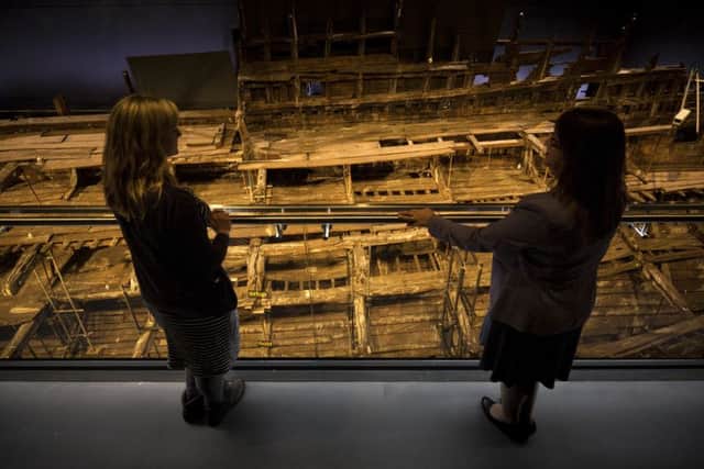 The Mary Rose ship. Picture: Christopher Ison