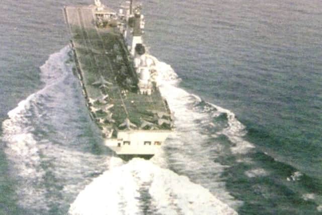 Hundreds of families were elated after the announcement HMS Invincible could arrive in Portsmouth within a week