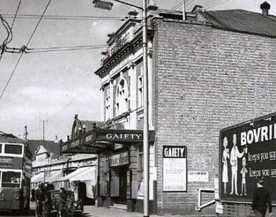 The Gaiety cinema, replaced by Fine Fare about 1960