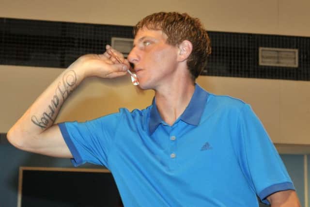 Charlie Jackson competing in the Hampshire Open which returns to the Pyramids Centre on June 10