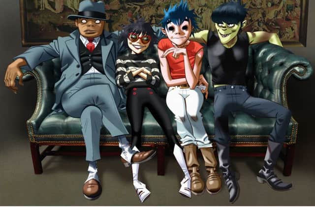 The Gorillaz. Photo courtesey of RMP photo. SUS-170805-101025001