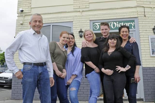(Left to Right) Owner Gael Evans with staff members Leanne Strong, Alice Black, Georgina Lane, Charlie Wheatcroft, Candice Moss, and Karen Sheppherd. Picture Ian Hargreaves