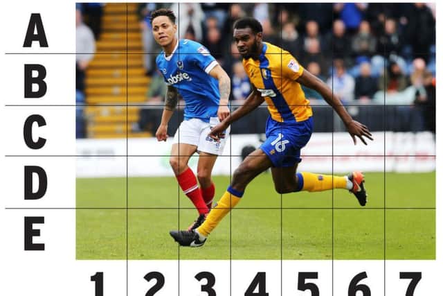 Here's our spot the ball poser. But where was the ball?