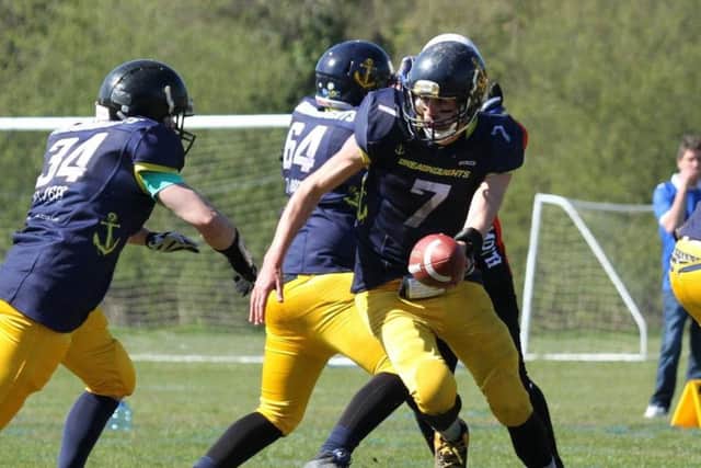 Quarterback Stu Rees. Picture: Chris Coope