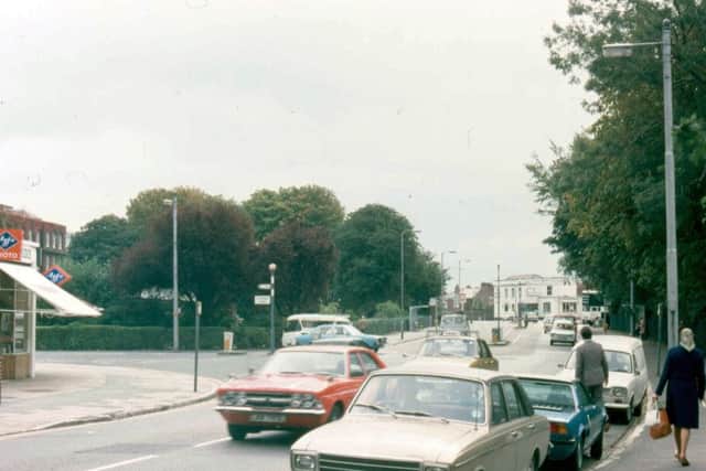 The junction of Locksway Road and MIlton Road, 1977.