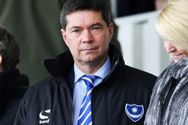 Pompey chief executive Mark Catlin Picture: Joe Pepler