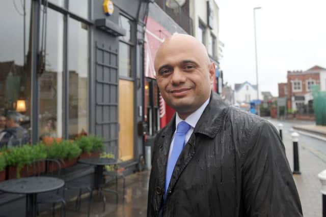 Local government secretary Sajid David on his visit to Portsmouth last week Picture: Sarah Standing (170658-8259)