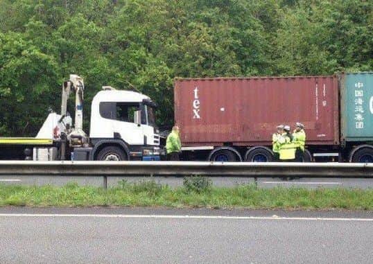 The scene of the accident in Devon in which Lieutenant Christopher Hemming died