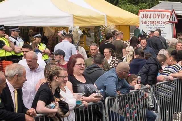 Crowds at the Wickham Horse Fair today.  Picture: Keith Woodland