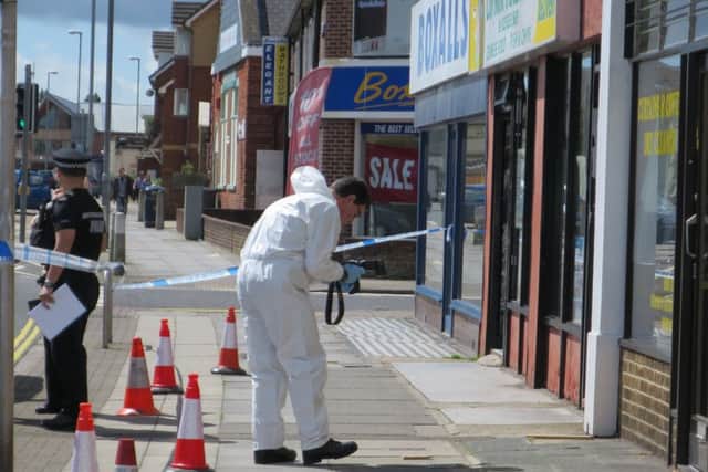 Copnor Takeaway in Copnor Road was shut off by police on May 20