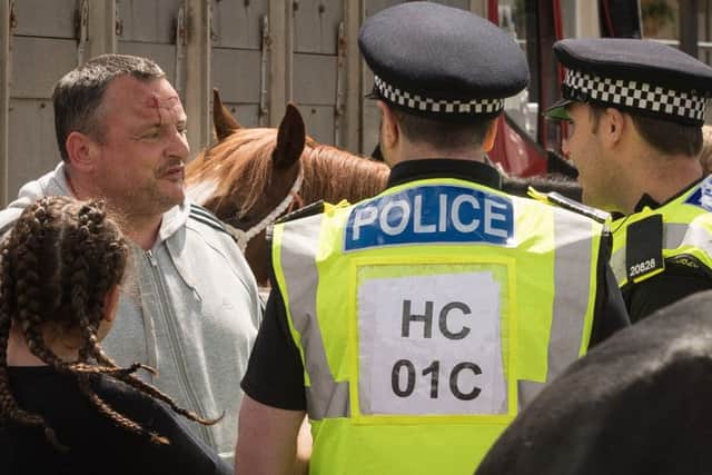 Police at Wickham Horse Fair