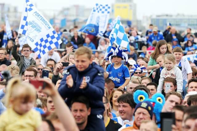 Pompey fans have shown their passion and now the club is heading for a new era. Picture: Joe Pepler