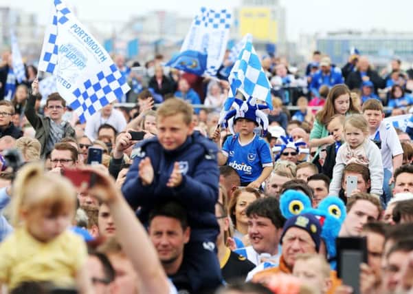 Pompey fans have shown their passion and now the club is heading for a new era. Picture: Joe Pepler