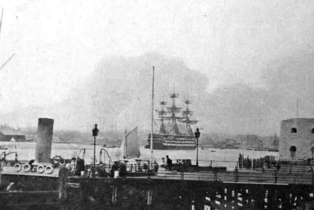 Apart from Victoria Pier and the steam ferry this is a scene that would have been familiar to Nelson.