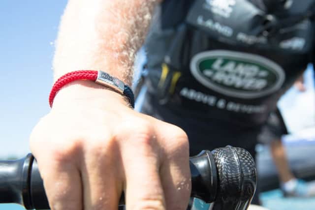 The Land Rover BAR wristband