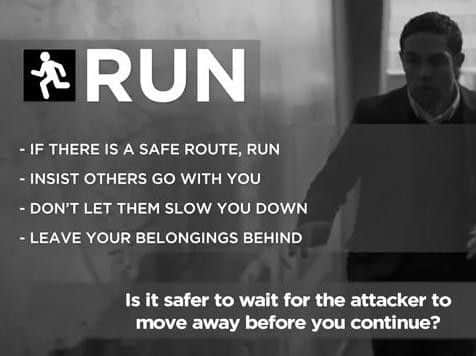 Run Hide Tell