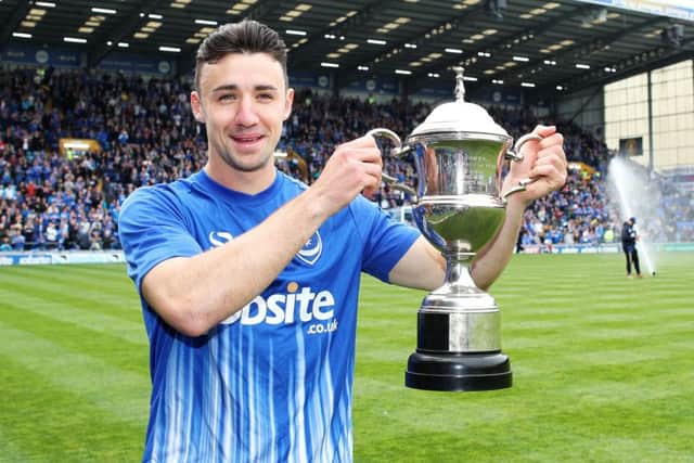 Enda Stevens with the trophy. Picture: Joe Pepler