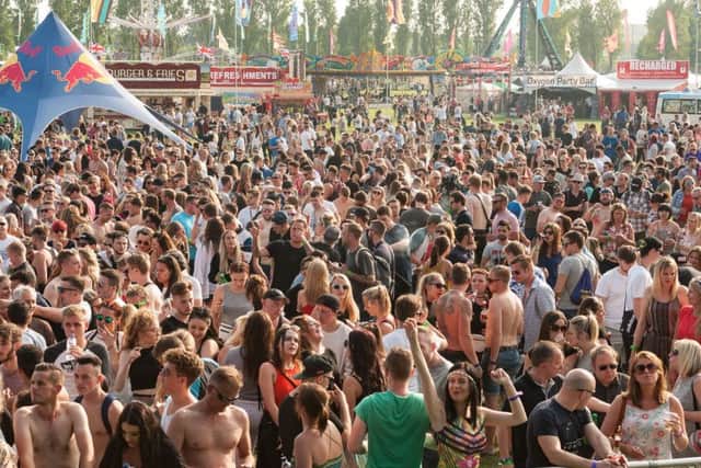 Crowds enjoy Sister Bliss's DJ set at Mutiny Festival in 2016.
Picture: Keith Woodland (160796-0304)
