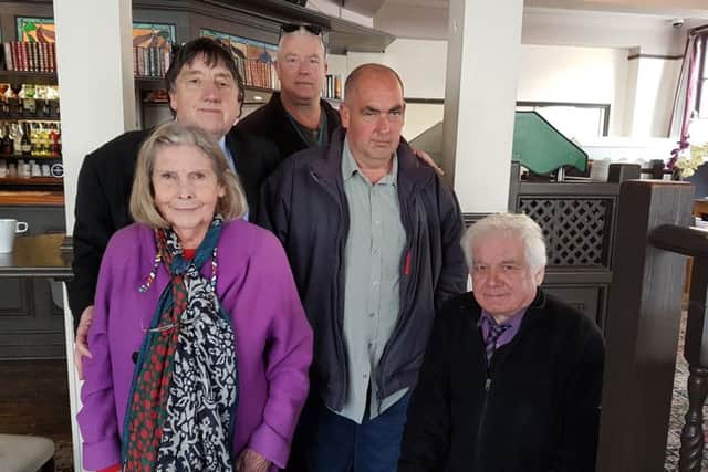 From left, Pauline Scutt, Michael Evans, Roark McMaster, Colin Hill and Tony Berry Group wants to set up a community-led shuttle bus in Hayling Island