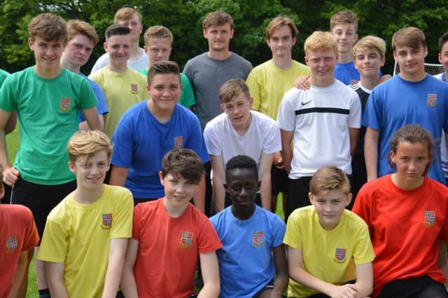 John Swift returned to Brune Park Community School to meet students