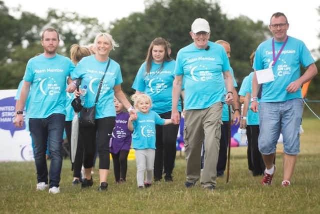 People taking part in last year's Relay for Life