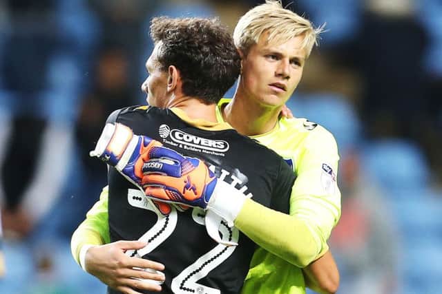 Alex Bass is currently the only keeper on Pompey's books. Picture: Joe Pepler