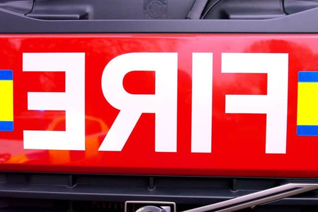 Firefighters are battling a fire in Titchfield this evening.
