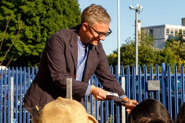 Martin Freeman at the launch of the Depot cinema in Lewes. Photo by Carlotta Luke. SUS-170526-115540001