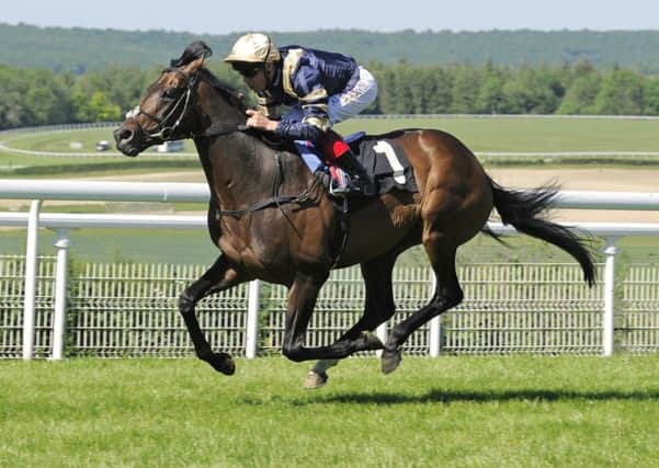 Khalidi romps to victory under Frankie Dettori. Picture by: Malcolm Wells