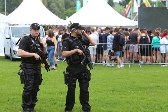 Police at the Mutiny Festival
