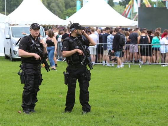 Police at the Mutiny Festival