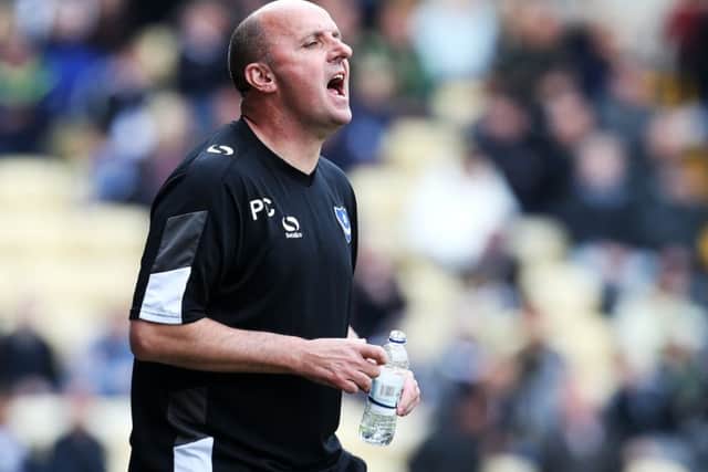 Pompey boss Paul Cook. Picture: Joe Pepler