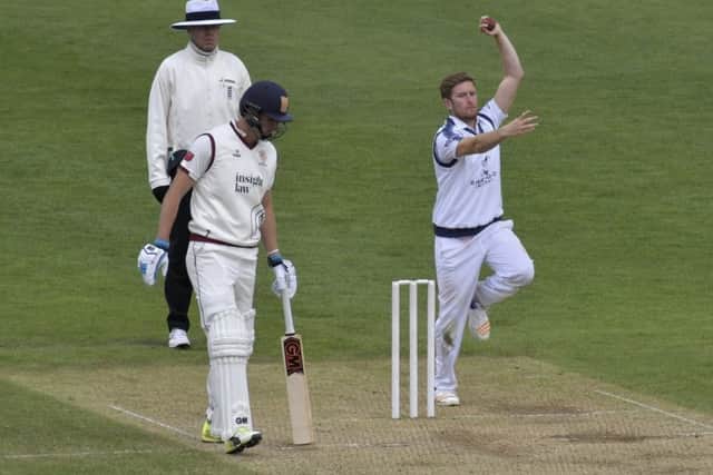 Liam Dawson took eight wickets in the match. Picture: Neil Marshall