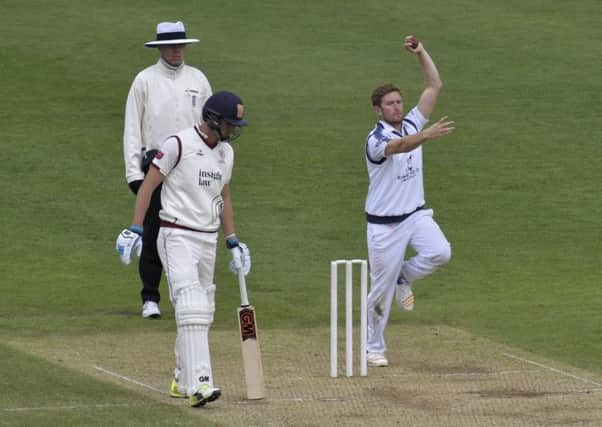 Liam Dawson took eight wickets in the match. Picture: Neil Marshall