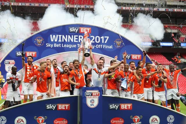 Blackpool beat Exeter at Wembley