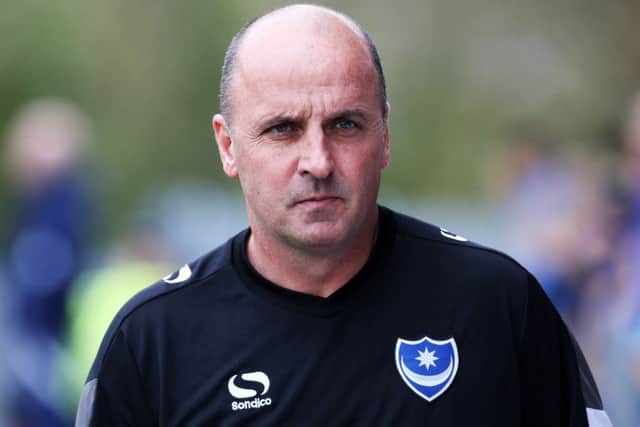 Pompey boss Paul Cook Picture: Joe Pepler