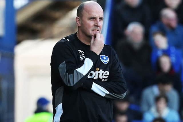 In-demand Pompey manager Paul Cook Picture: Joe Pepler