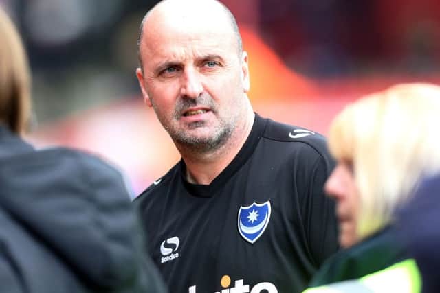 Paul Cook is set to swap Pompey for Wigan Picture: Joe Pepler