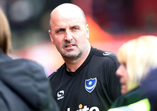 Paul Cook is set to swap Pompey for Wigan Picture: Joe Pepler