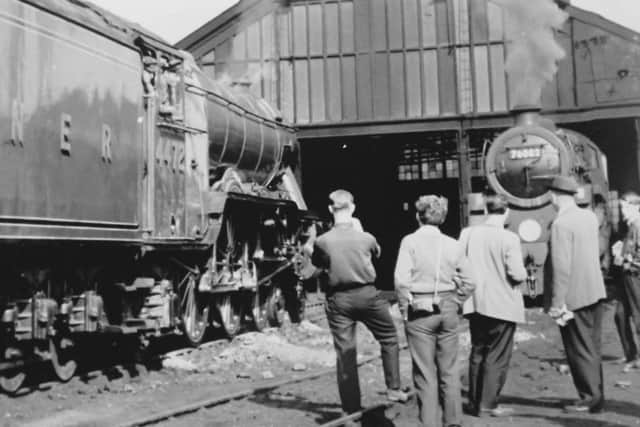 4472 Flying Scotsman at Basingstoke in1966.