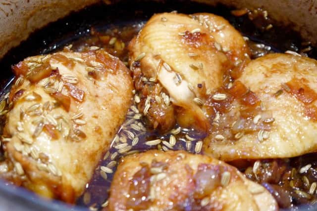 This dish puts an oriental spin on the mid-week chicken dinner