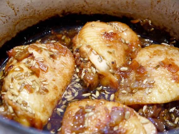 This dish puts an oriental spin on the mid-week chicken dinner