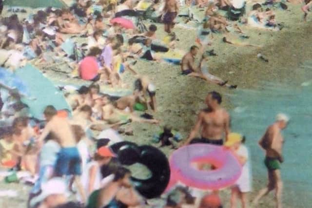 Blue Flag snub: Beach goers rallied at Southsea in their droves despite the area failing to earn a Blue Flag award for clean beaches.