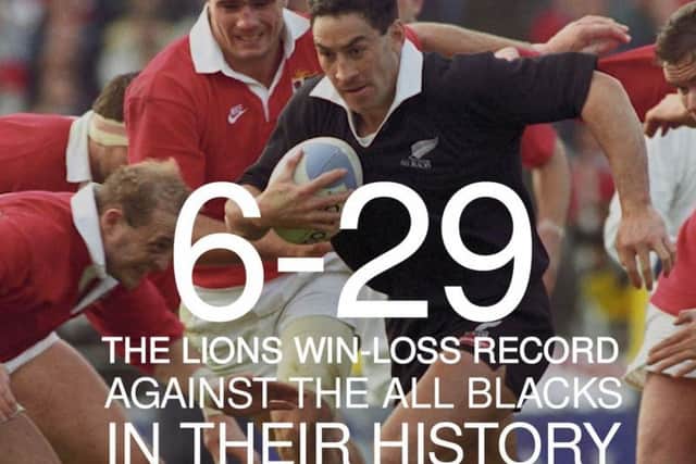 The British Lions will take on the All Blacks