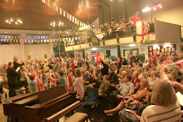 A fantastic Last Night of the Proms at Waterlooville Music Festival at St Georges Church, last year,
